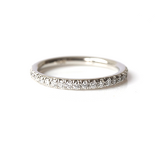 Load image into Gallery viewer, micropave diamond eternity band
