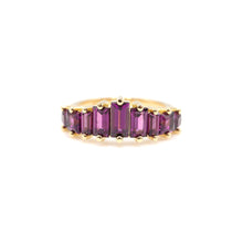 Load image into Gallery viewer, grape garnet crown ring
