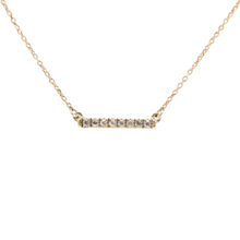 Load image into Gallery viewer, Sapphire bar necklace
