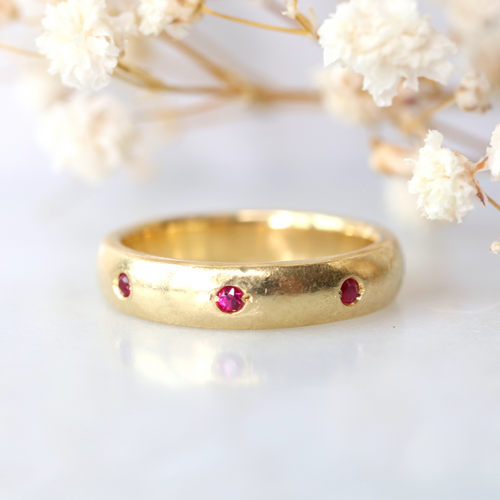 ruby band ring