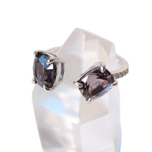 Load image into Gallery viewer, Lavender Spinel &quot;Duolitaire&quot; Ring
