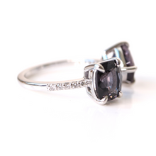 Load image into Gallery viewer, spinel duolitaire ring
